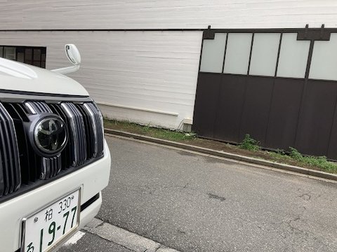 Street corner mini park parking lot